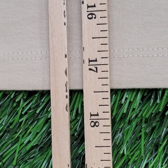 Hello-Kitty Crop-Top Shirt Womens M/L 19x17 Sanrio Spellout Ivory - Picture 10 of 14